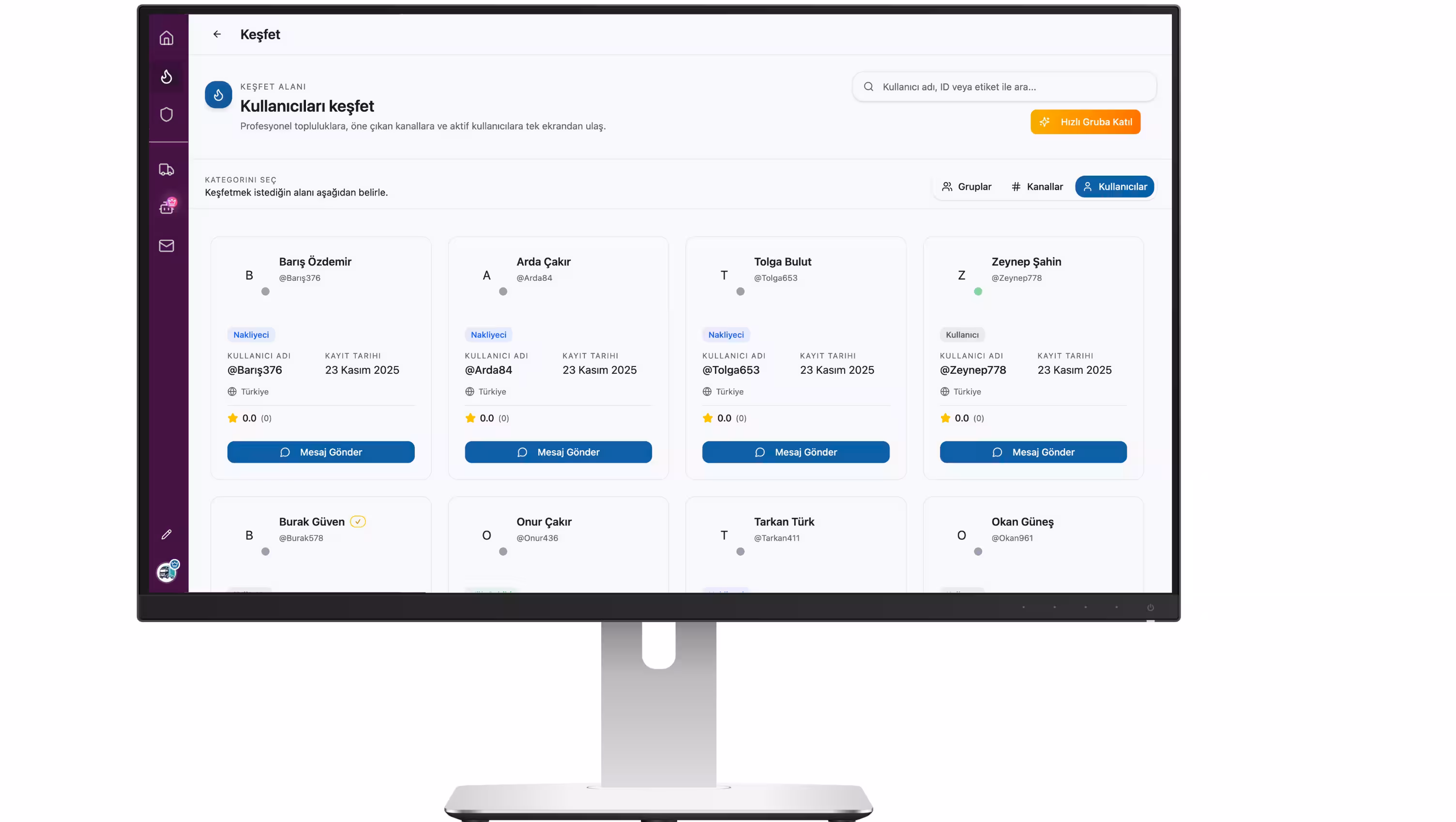 Ödemeler Kullanıcılar Arasındadır